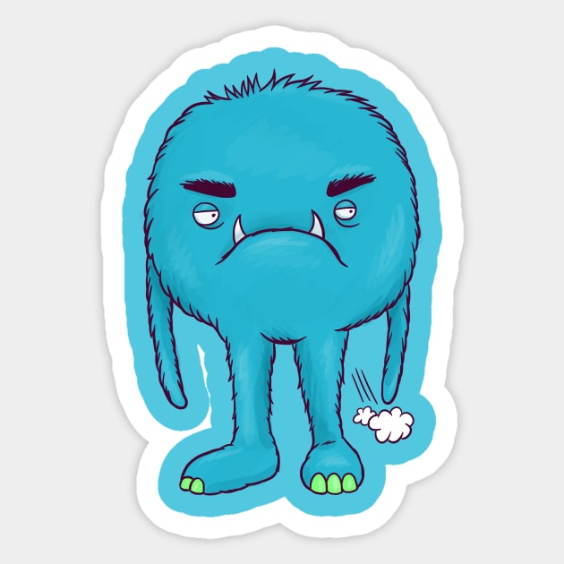 Grumpyfurts Sticker by FurrryMonsters